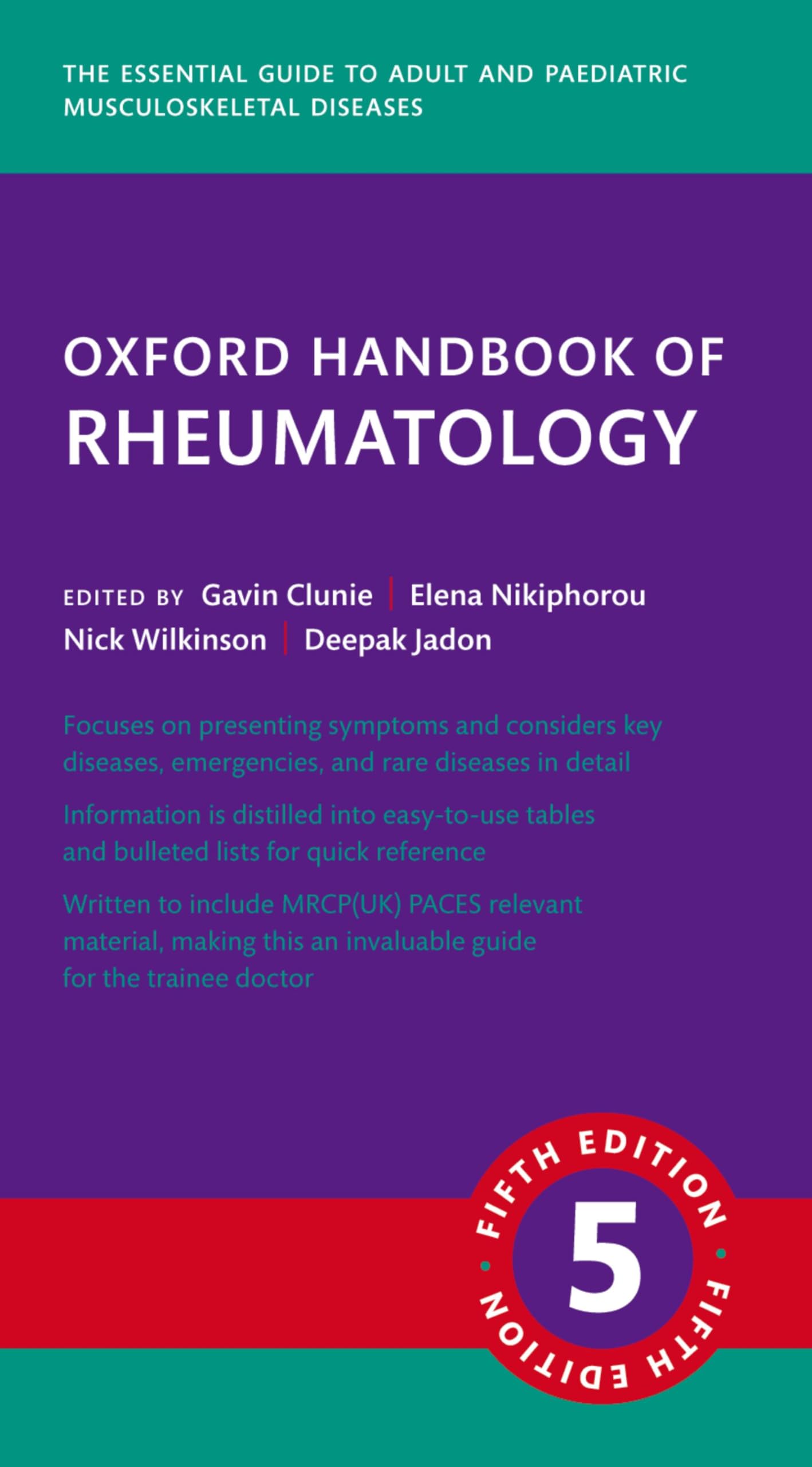 Oxford Handbook of Rheumatology 5e 9780198885153