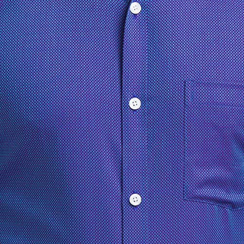 Image of Park Avenue Men's Pure Cotton Print Pattern Slim Fit Cut Away Collar Full Sleeve Casual Shirt