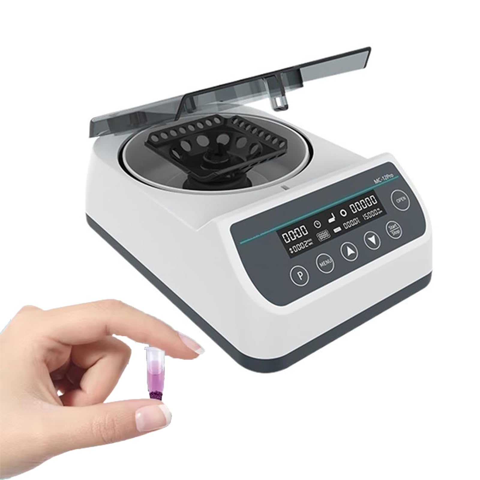 Centrífuga de plasma de alta velocidad RPM temporizador ajustable control temperatura laboratorio