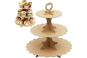 2 Pack 3-Tier Paper Cake Stands