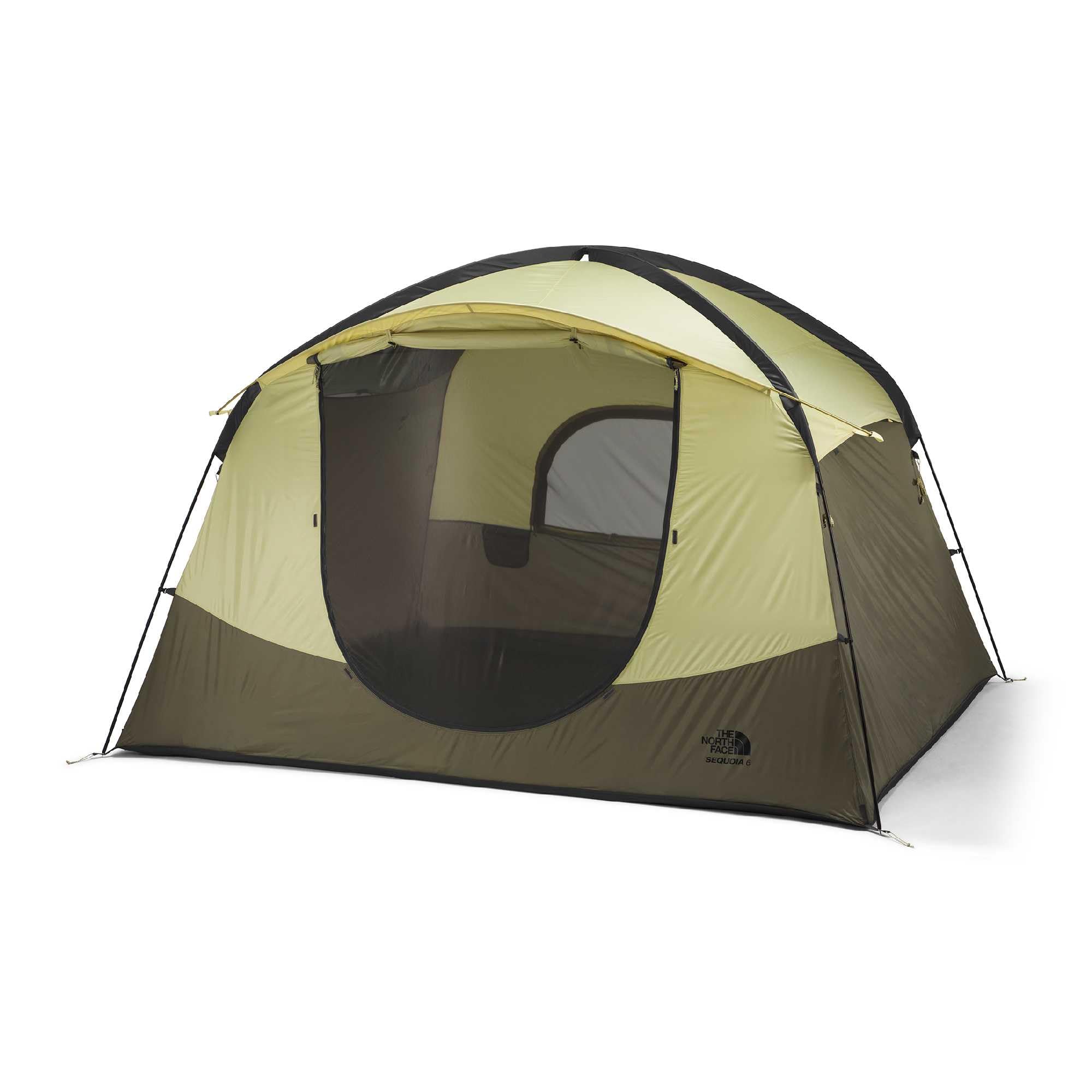 Sequoia 6 Waterproof 6-Person Camping Tent, Pear/Cedar, OSFA | Six-Person Waterproof Camping Tent, Spacious & Easy to Set Up, 2 Zipper Doors