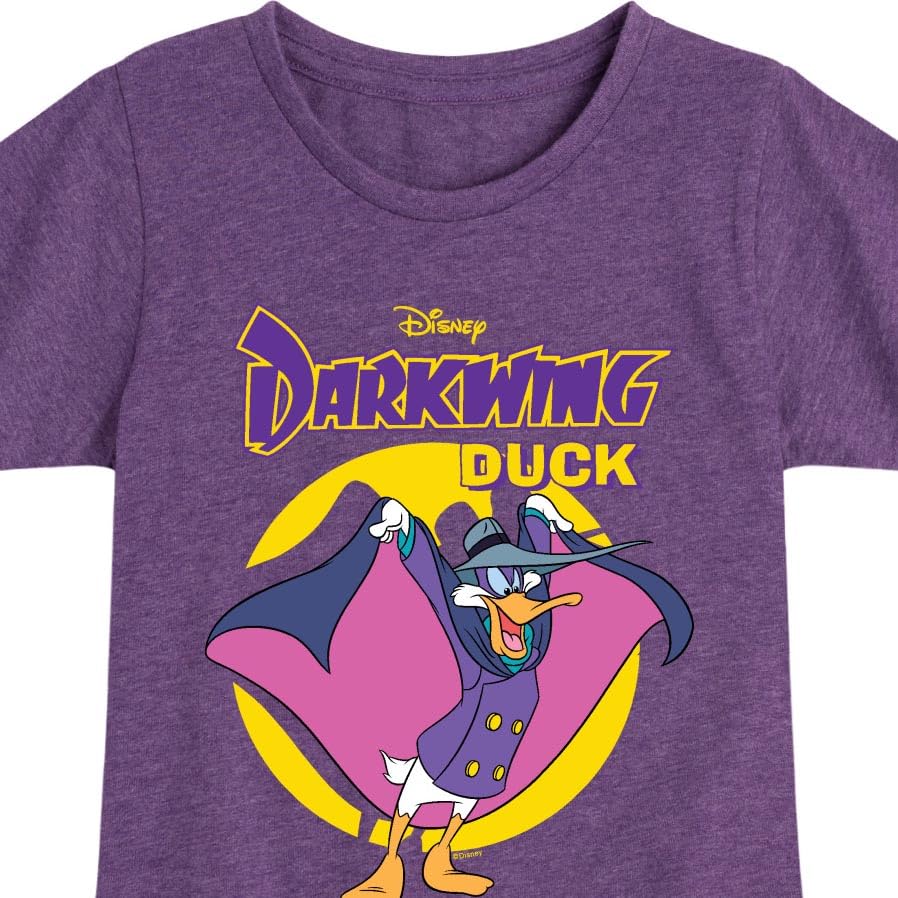 Disney Darkwing Duck - Original Logo - Toddler & Youth Girls Short Sleeve Graphic T-Shirt3
