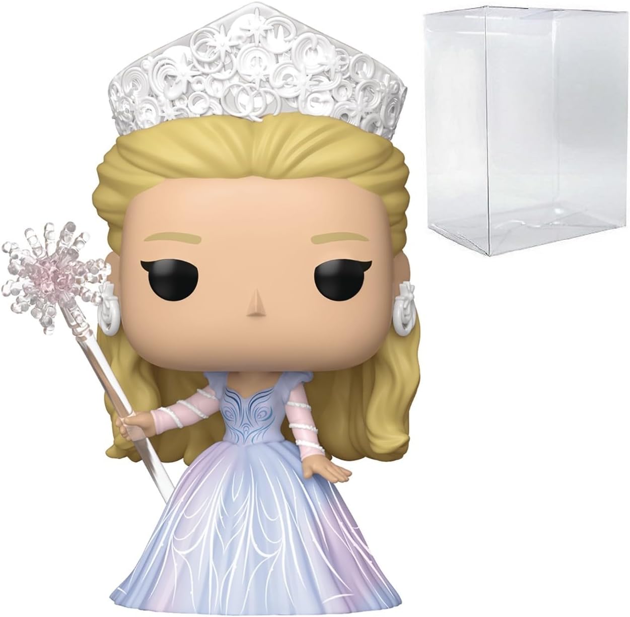 POP Movies: [Wicked] for Good Pt. 2 - Glinda in Blue Gown Funko Vinyl Figure (Bundled with Compatible Box Protector Case), Multicolor, 3.75 inches