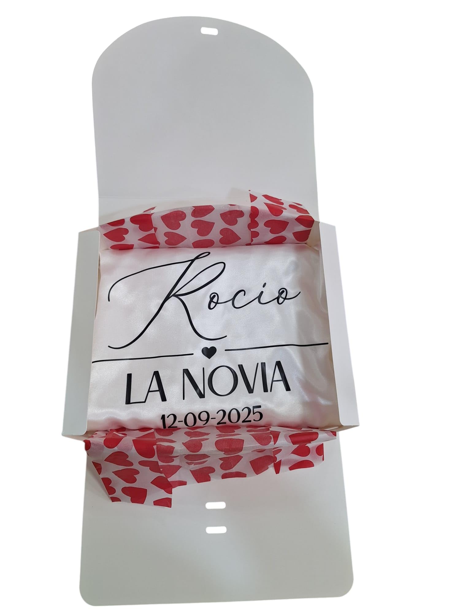 Genérico Bata de Satén Personalizada para Novias y Damas de Honor en Español