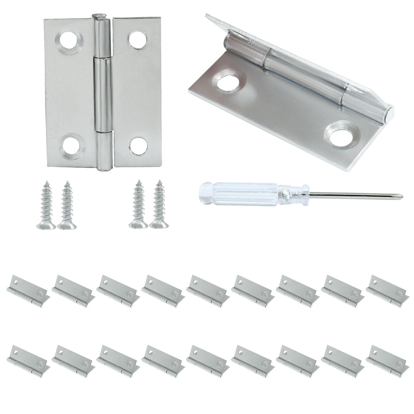 2 Inch Steel Butt Hinges - 20 Pack -7 2 Inch Steel Butt Hinges - 20 Pack -7