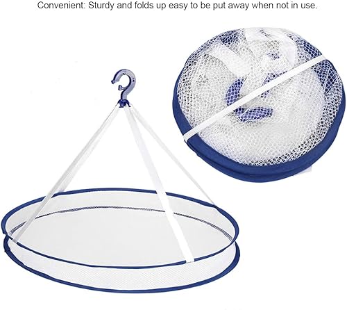 Miniatura 3 de Estante plegable para ropa sucia, tendedero plegable para ropa interior, suéteres, juguetes de peluche, estante de secado de ropa plegable, estante