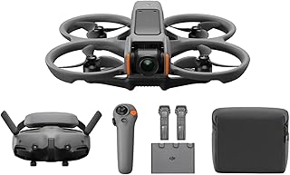 Avata 2 Fly More Combo (3 Batteries), FPV Drones with Camera for Adults 4K, Immersive Experience, One-Push Acrobatics, Built-in Propeller Guard, 155° FOV, Drone Compliant with FAA Remote ID
