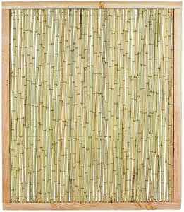 Bambuswand "Koh Samui 2" 140 x 120cm mit Bambusrohren Durchmesser 1,8