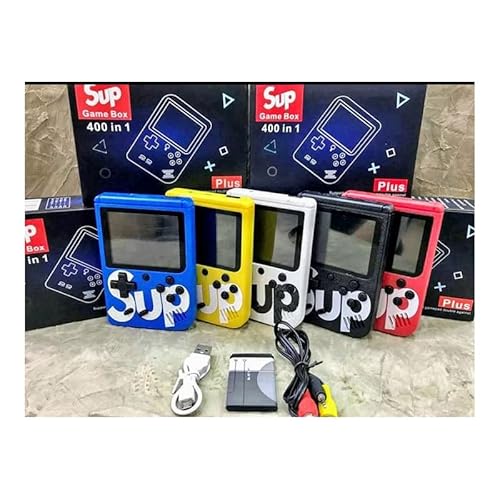 Mini Game Portátil Super Game Box Plus 400 Jogos Na Memoria - Branco