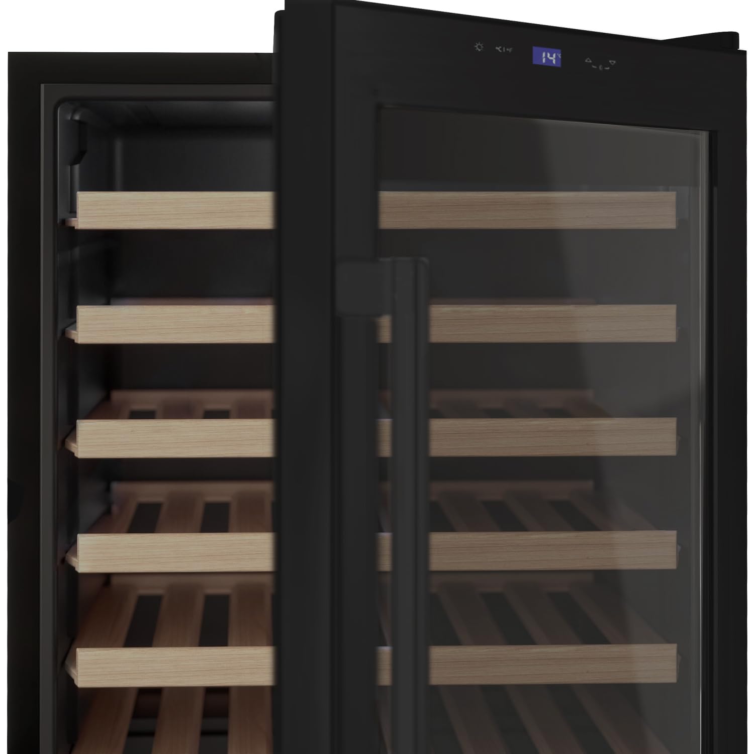 Cantinetta Per Vino Da 48 Bottiglie - 128L, 6 Ripiani In Legno, Temperatura Regolabile - Foto 6