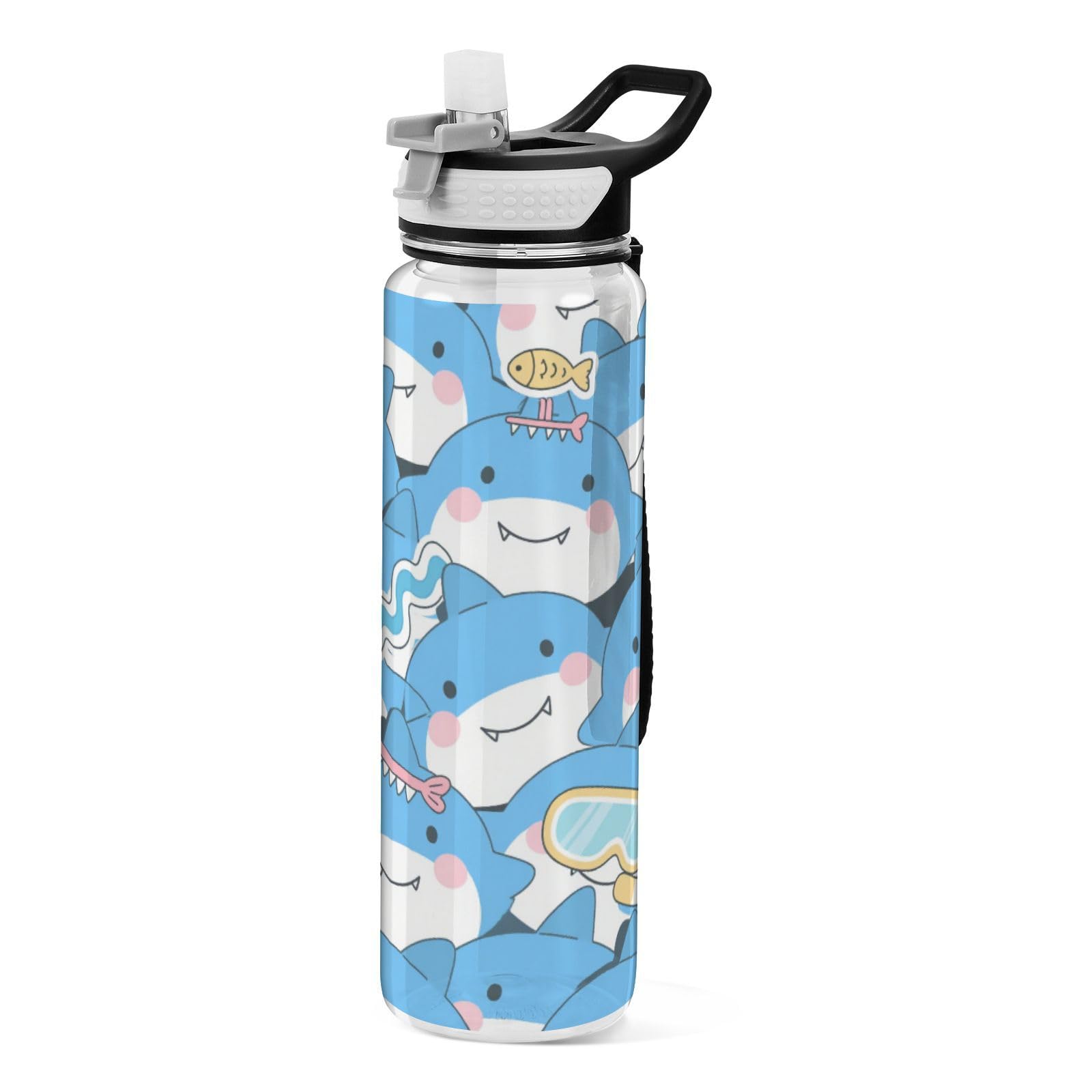 Gourde en plastique Tritan supérieure motif dauphin 946 ml saine