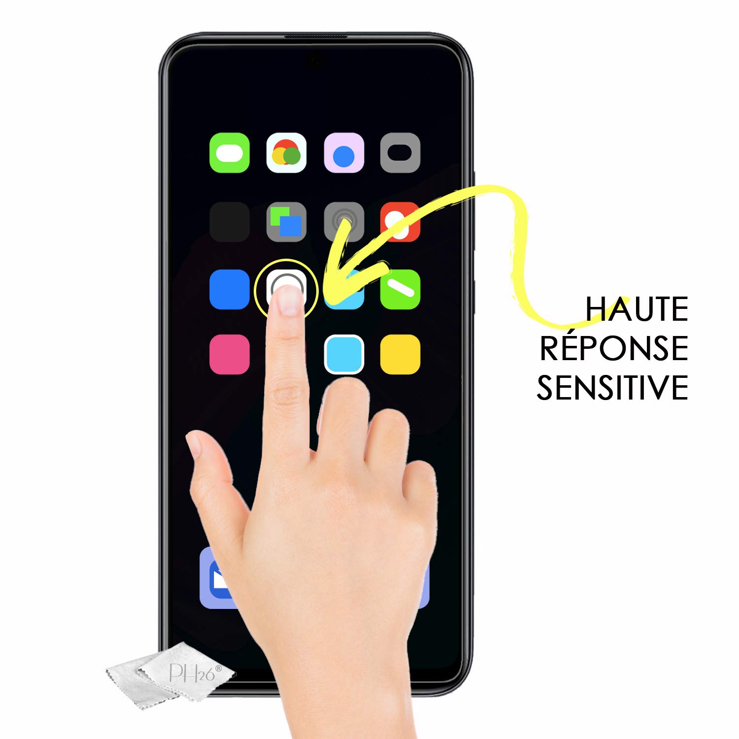 Set di 3 pellicole proteggi schermo per Nokia X20, in vetro