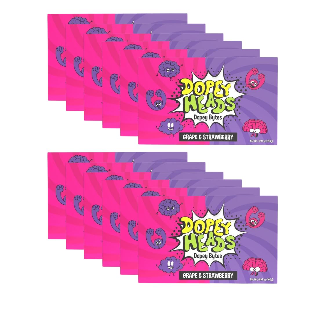 Dopey Heads Doozies Strawberry 20g (0.71oz) (Pack Of 24 - View #6