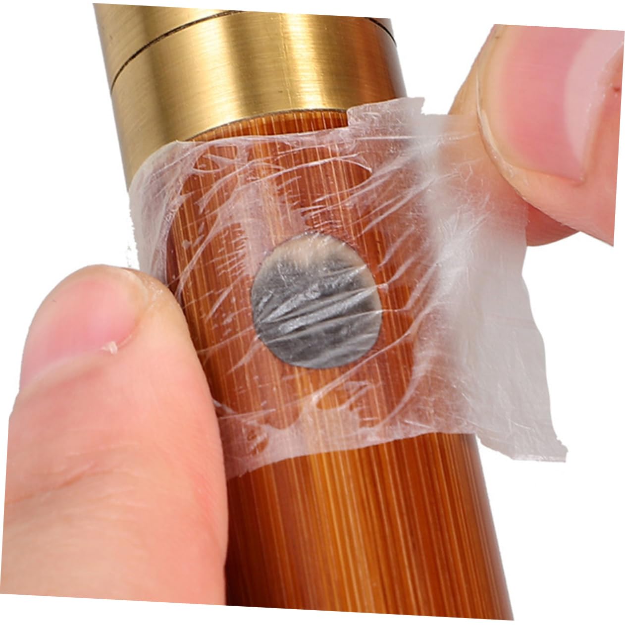 ibasenice 16 Pack Flute Diaphragms Thin and Tough Natural Reed Membranes for Chinese Flute Easy Install