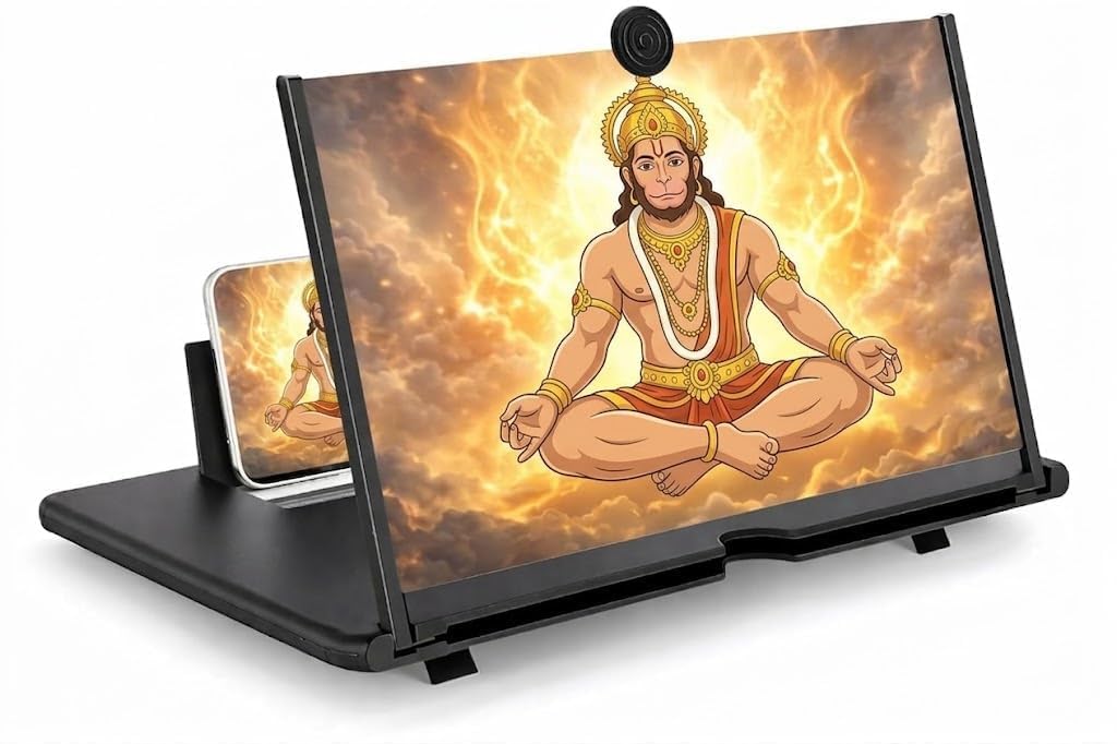 8 Inch 3D Mobile Screen Magnifier,Phone Screen Amplifier with Foldable Stand, Eye Protection Video Expander,Mobile Stand for Movies, Gaming,Reading,Universal Smartphone Holder (Multicolor)-image-38