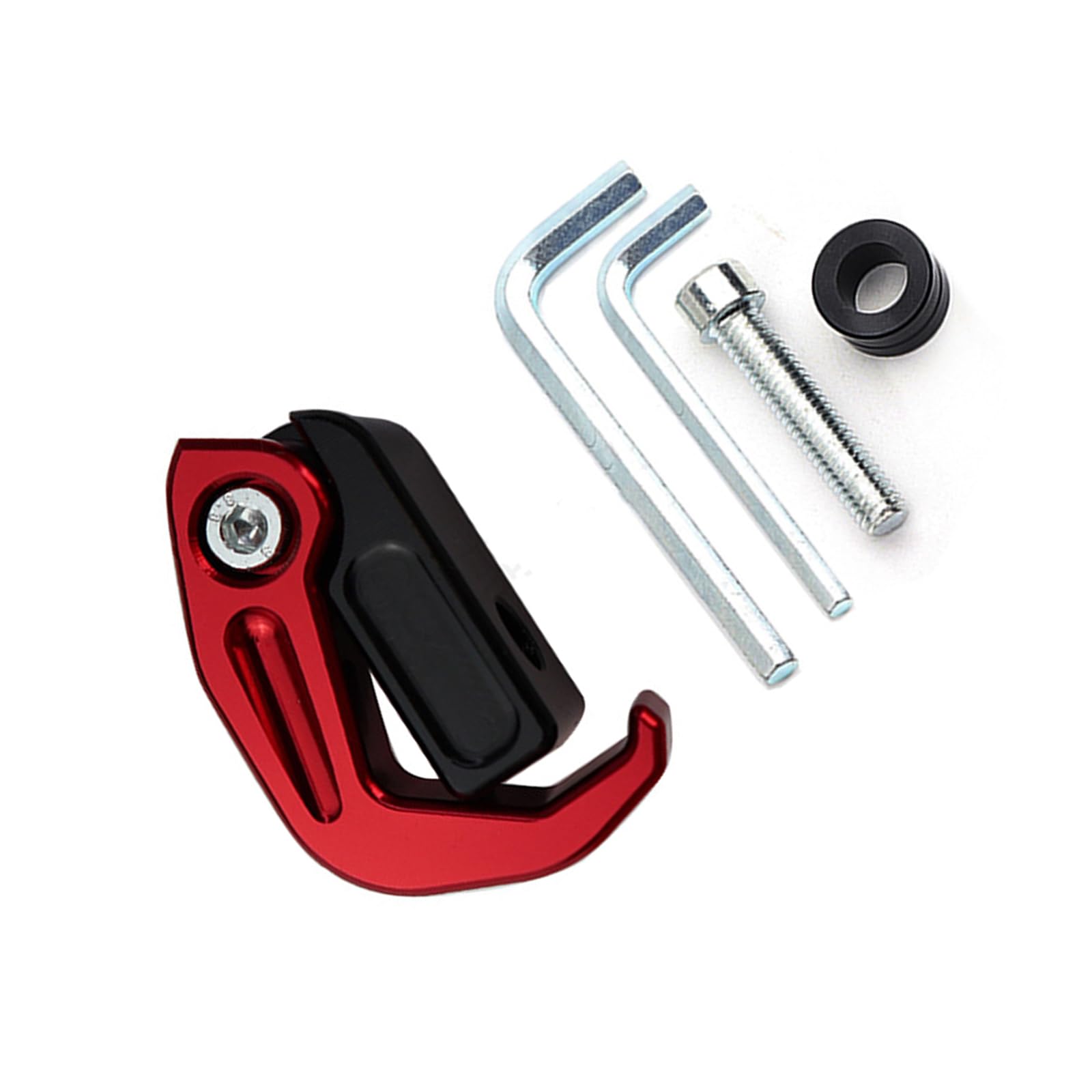Kangnice Modifiable Aluminum Mixture Handlebars Attract Tool Complimentary Installation Secure Against Slip for Passenger Cycling Gear Cycling Storage Hook