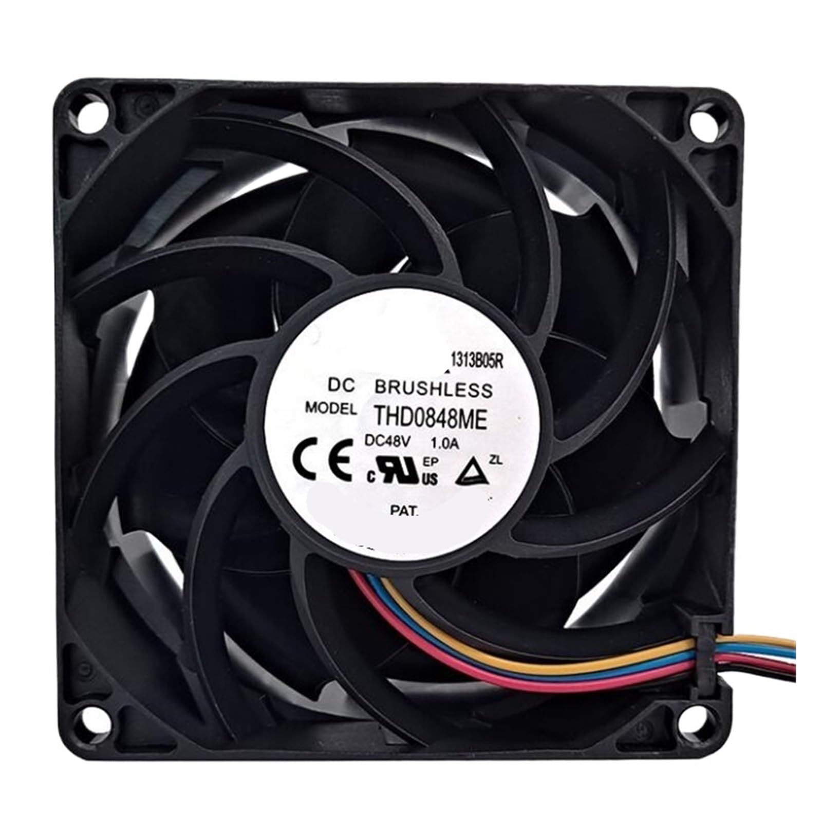 Ventilateur de refroidissement à 4 fils 8cm DC48V THD0848ME pour serveur informatique