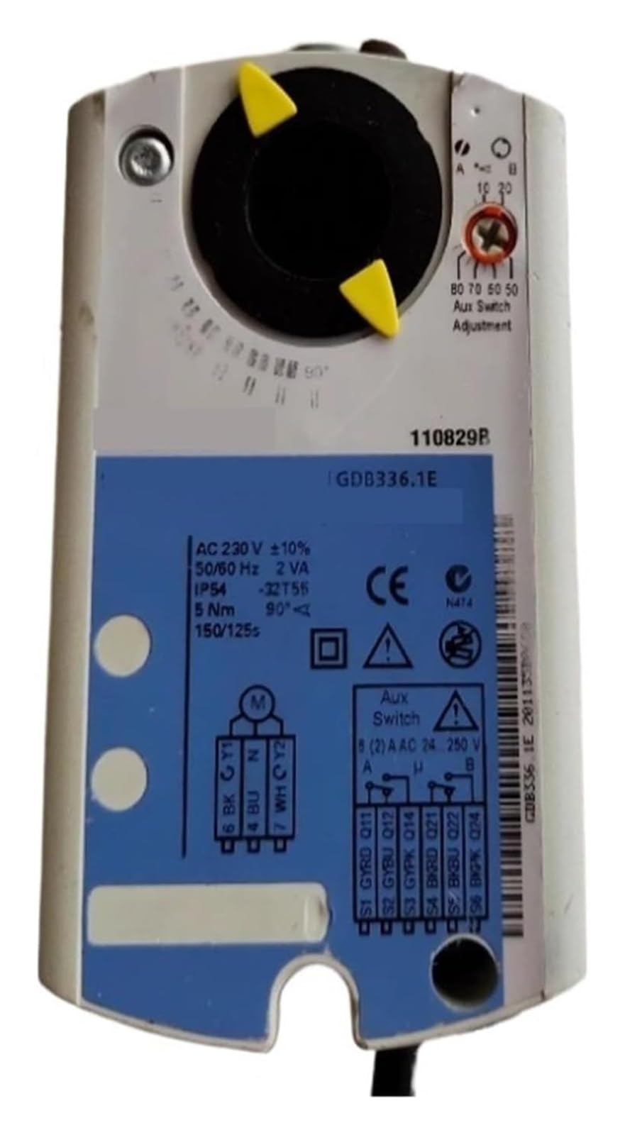 AHDDX Vent Damper Actuator, GDB336.1E, for HVAC .0221