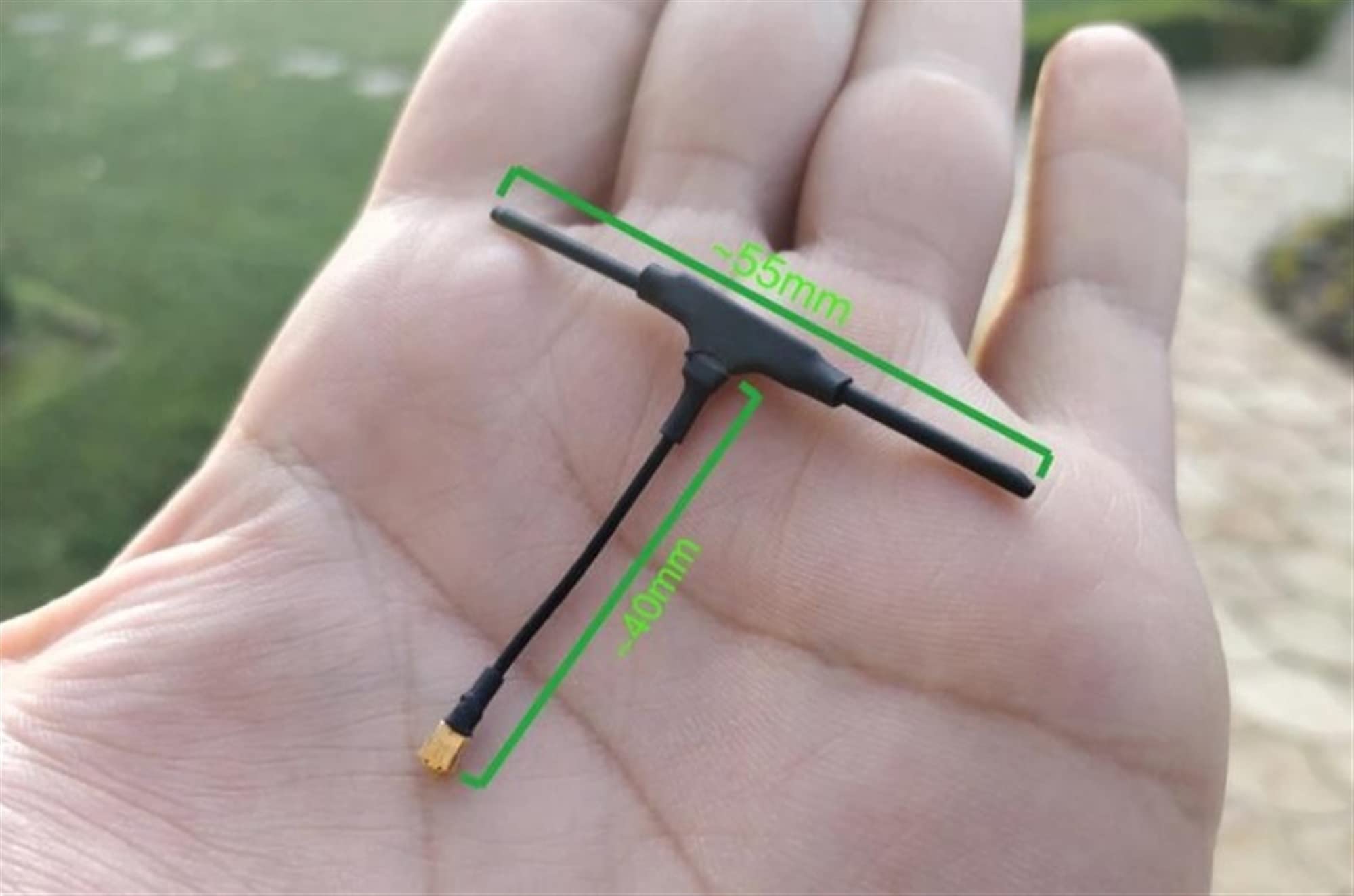 Piezas de Repuesto RC - Mini T Antena para FPV de Larga Distancia Pc Crossing Machine RC Drone FPV Antenna (Color: Mini t Antenna) (Color : Mini t Antenna)