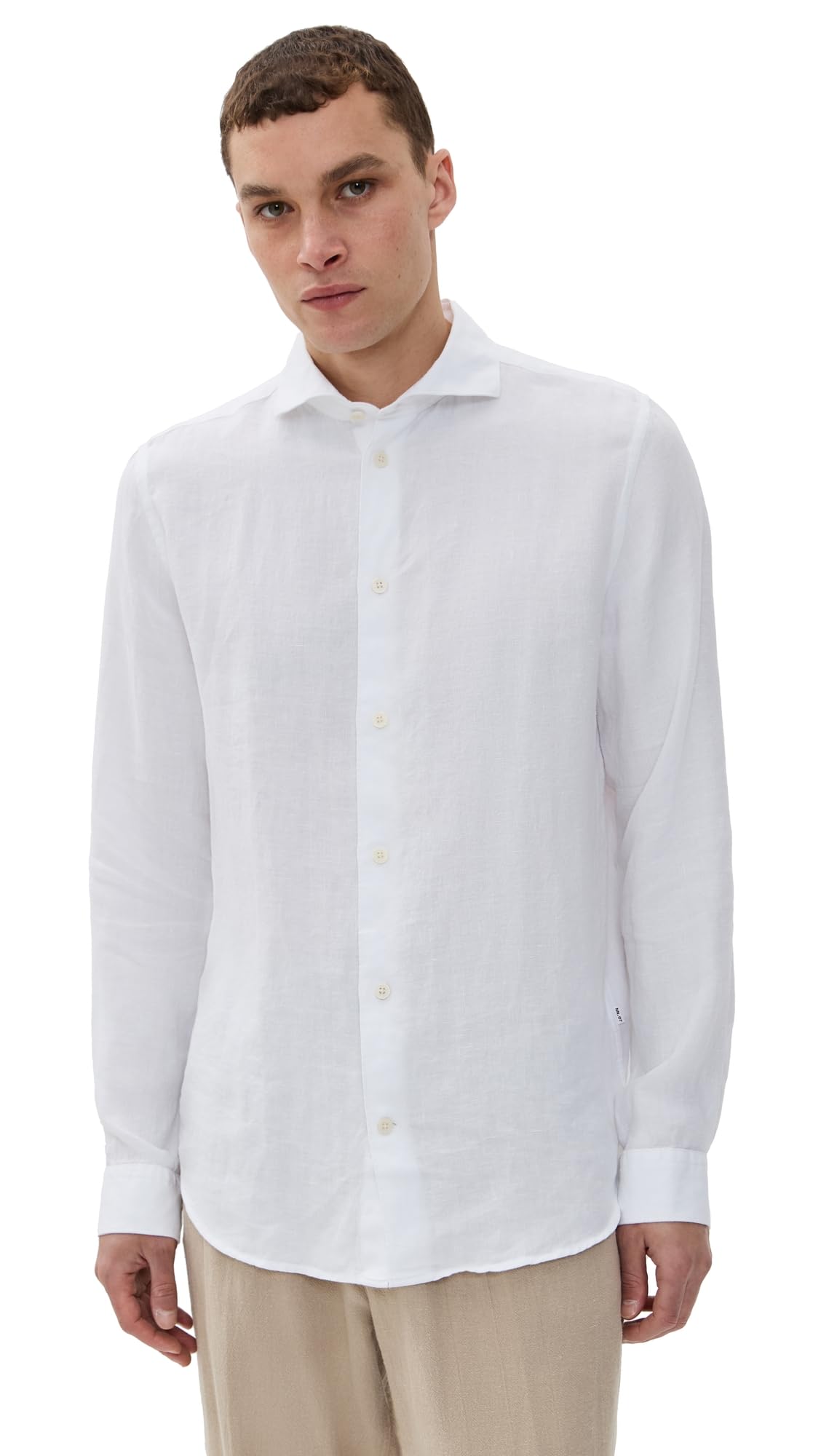 NN07 Mens Andrew Linen Dress Shirt