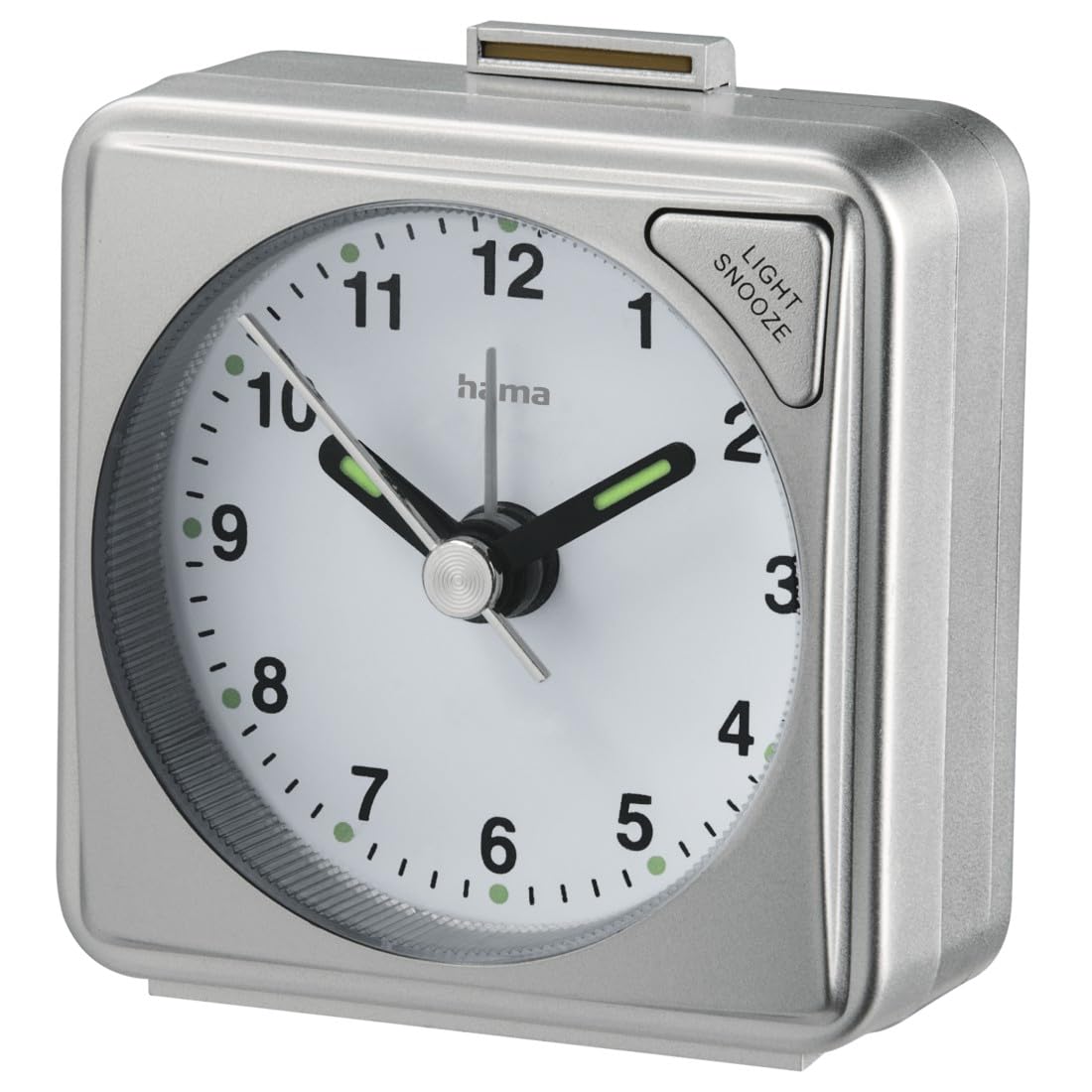 Hama | "A50 Analogue Travel Clock | Silver
