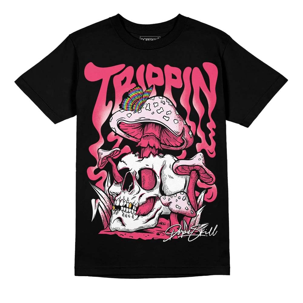 DopeSkill Graphic Tee Triple Pink Horror Skull Streetwear