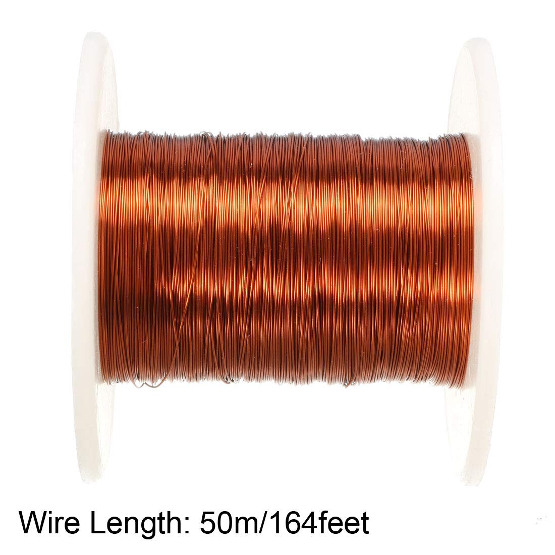 Magnet Wire, Enameled Copper Wire, 18 AWG, 2.5 Lbs, 503' Length, 0.0415