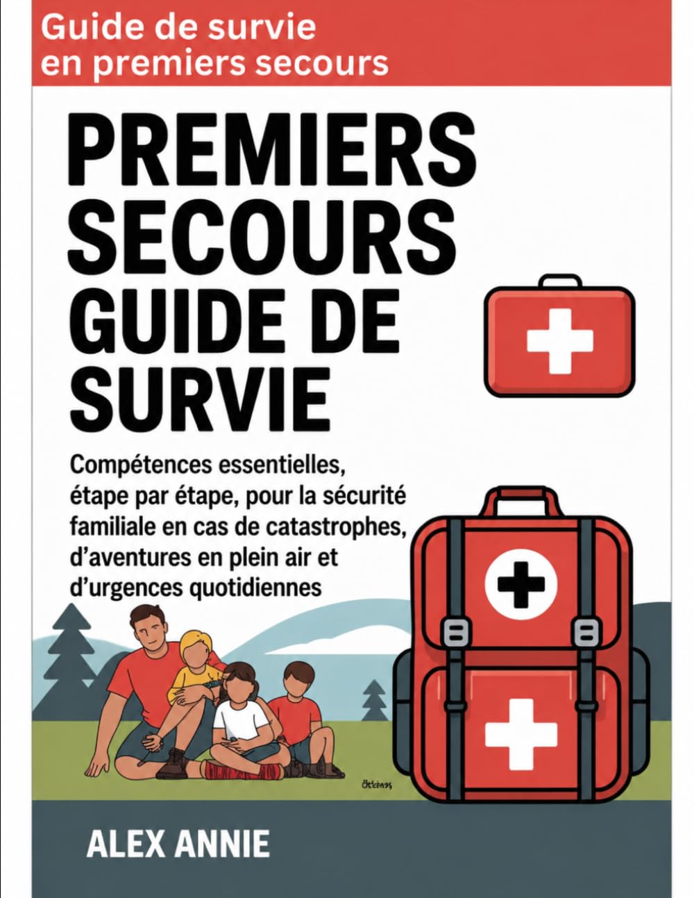 Guide de survie en premiers secours: Compétences essentielles, étape par étape, pour la sécurité familiale en cas de catastrophes, d'aventures en plein air et d'urgences quotidiennes