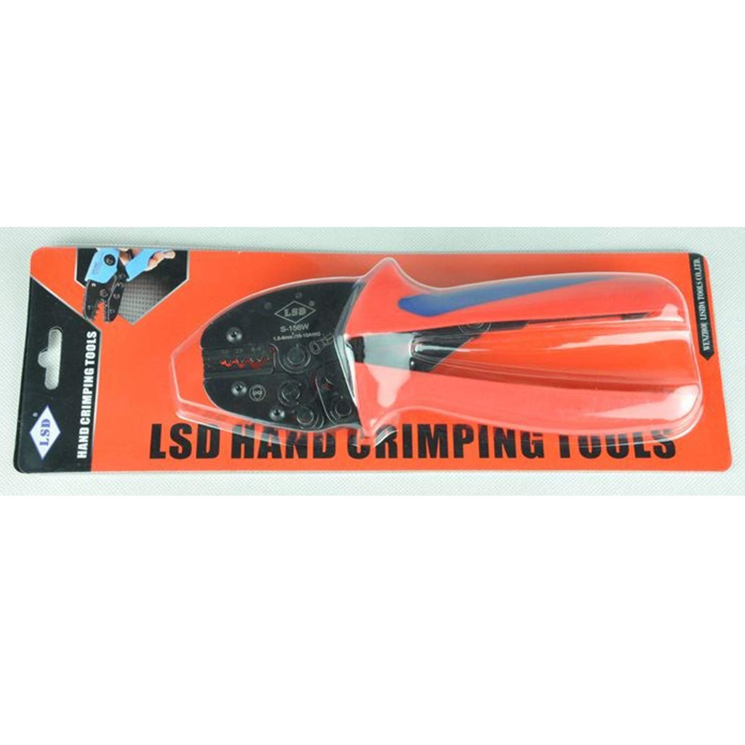 Pinza a crimpare terminale per pinza a crimpare per connettori di cavi non isolati 1,5-6 mm² Pinza a crimpare per crimpatrice a cricchetto, crimpatrice per terminali a cricchetto