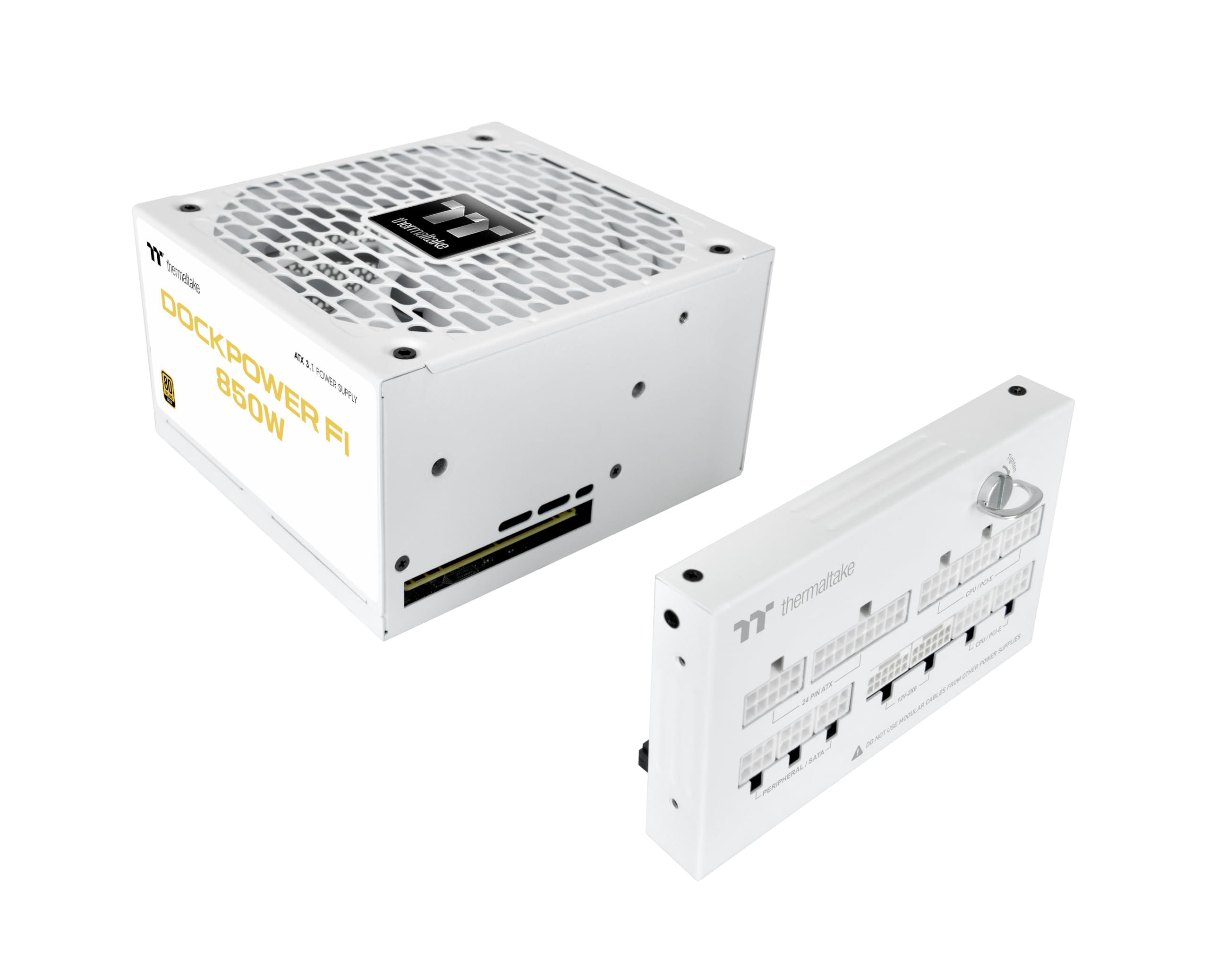 Thermaltake Dockpower FI 750W | PSU ATX 3.1 PCIe 5.1 80 Plus Gold Blanco