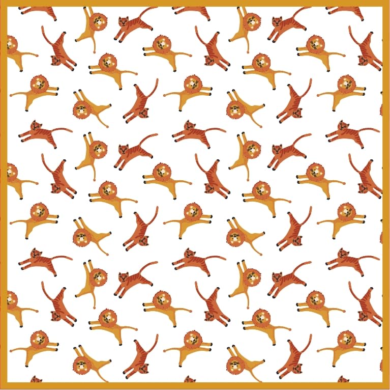 Junvena 3 Pack Printed Designer Handkerchiefs Fancy Gift Box Soft Lightweight 16 inch Hankies for Men Women and Kids4