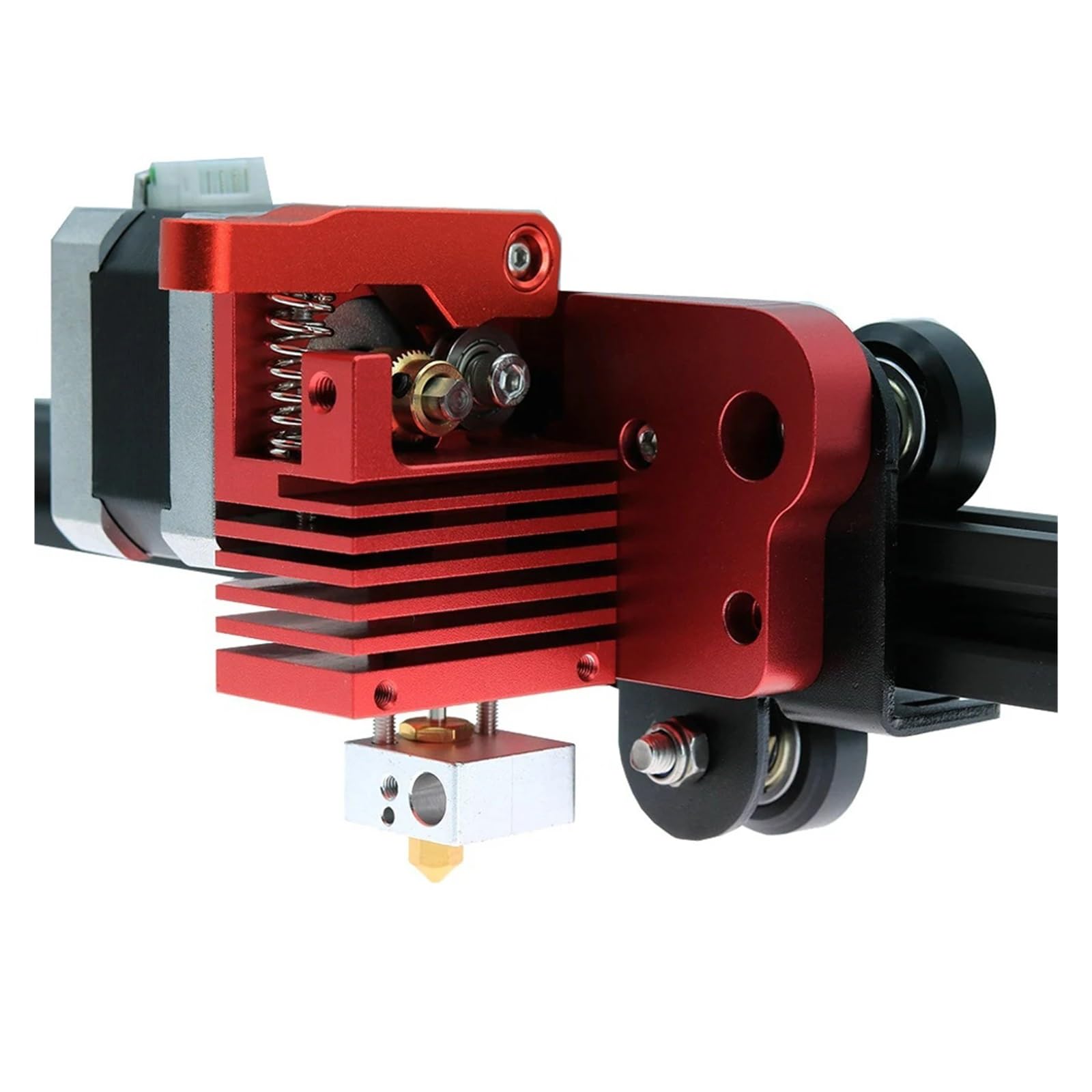 Uaktualnij całkowicie metalową zintegrowaną głowicę drukującą wytłaczarki bliskiego zasięgu do części DIY drukarki 3D Ender 3 CR-10(12V with Fan)
