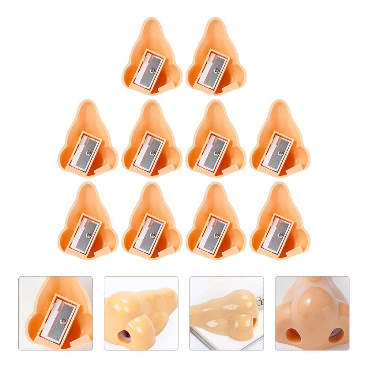Lurrose 40pezzi Temperamatite Creativi Naso Gadget Per Scuola Per Standard Pratici Per e