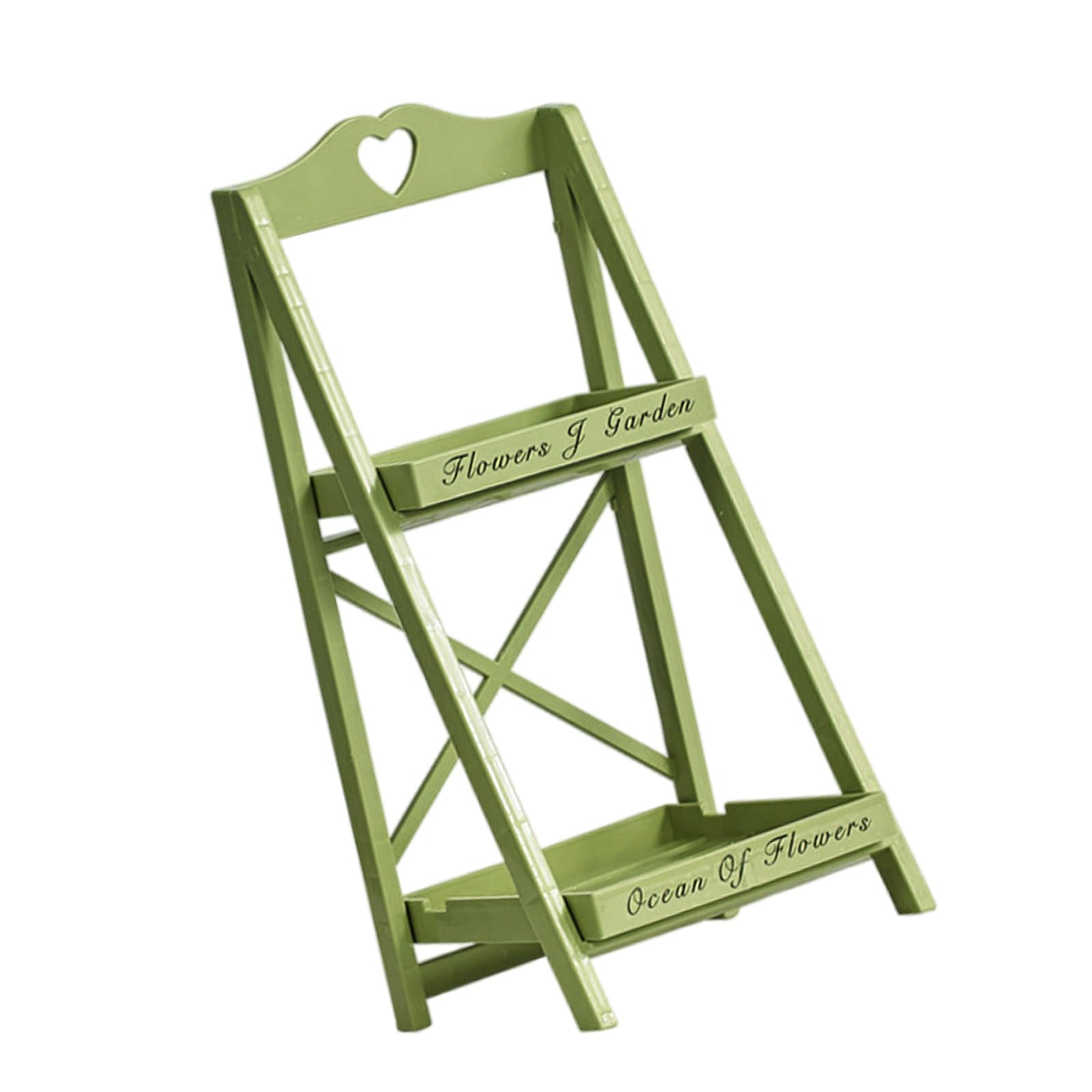 carotoe Freestanding Foldable Shelving Unit Practical Multi LayerPlant Stand Shelves for Household or Storage Needs Balcony Garden Decors