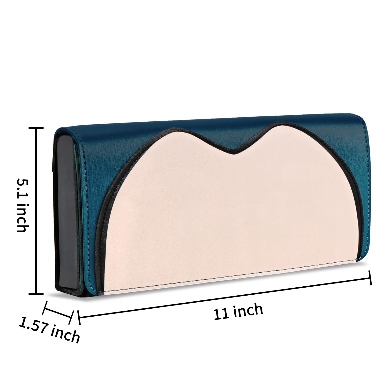 PALPOW Custodia da Trasporto Sottile in PU per Nintendo Switch 2 - Borsa Portaoggetti da Viaggio per Videogiocatori e Adolescenti - Custodia Antishock Carina con 5 Slot per Schede di Gioco