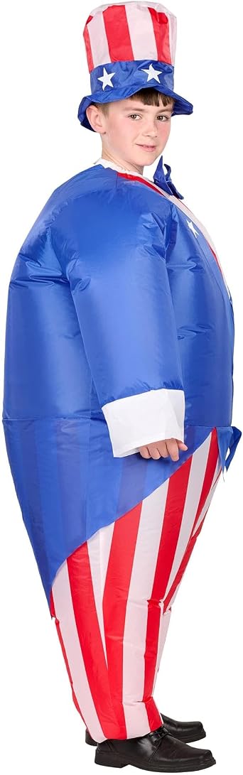 Uncle Sam Inflatable Child Costume | One Size