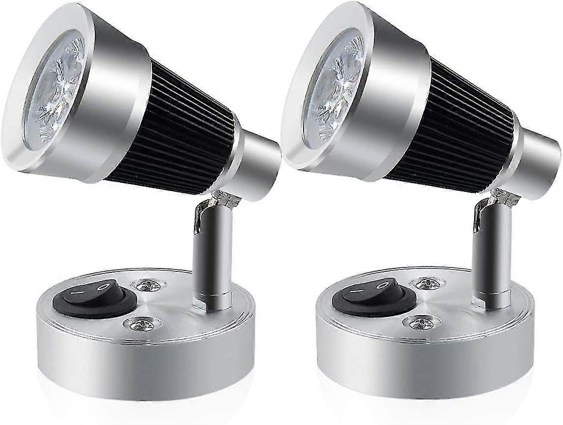 Joyhappst Image Color 12V Led Rv Reading Light, 3W Rv Reading Lamp Rv Spotlight Wall Sconce For Rv Interior