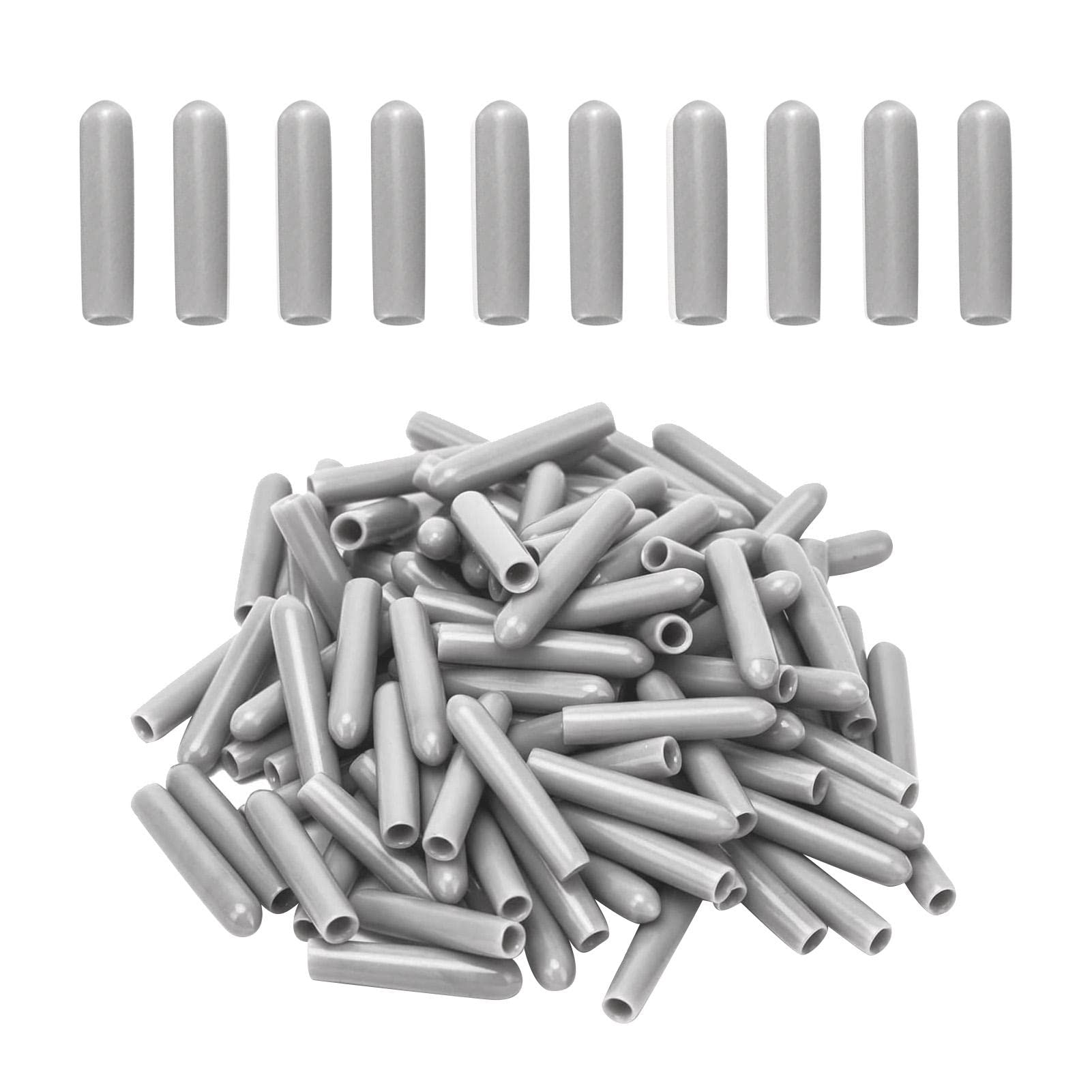 SYCOOVEN 100pcs Universal Dishwasher Rack Caps, Dish Rack Protective Cap, Prong Rack Caps, Dishwasher Frame, Cover Caps for All Dish Baskets(Grey)