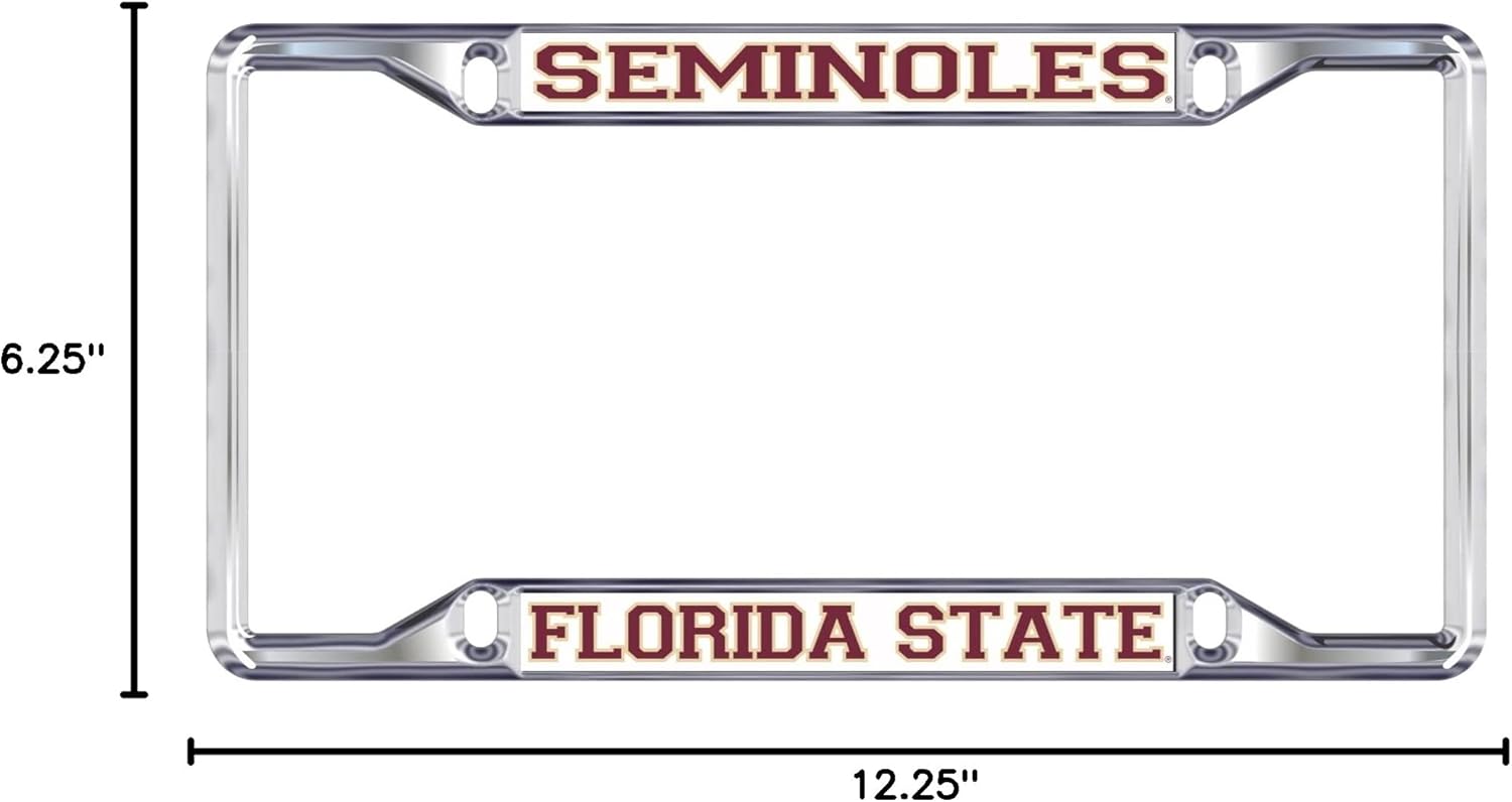 Florida State Seminoles White License Plate Frame - Image 2