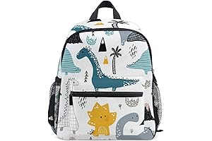 Cute Kid's Backpack for Toddlers with Dinosaur Design