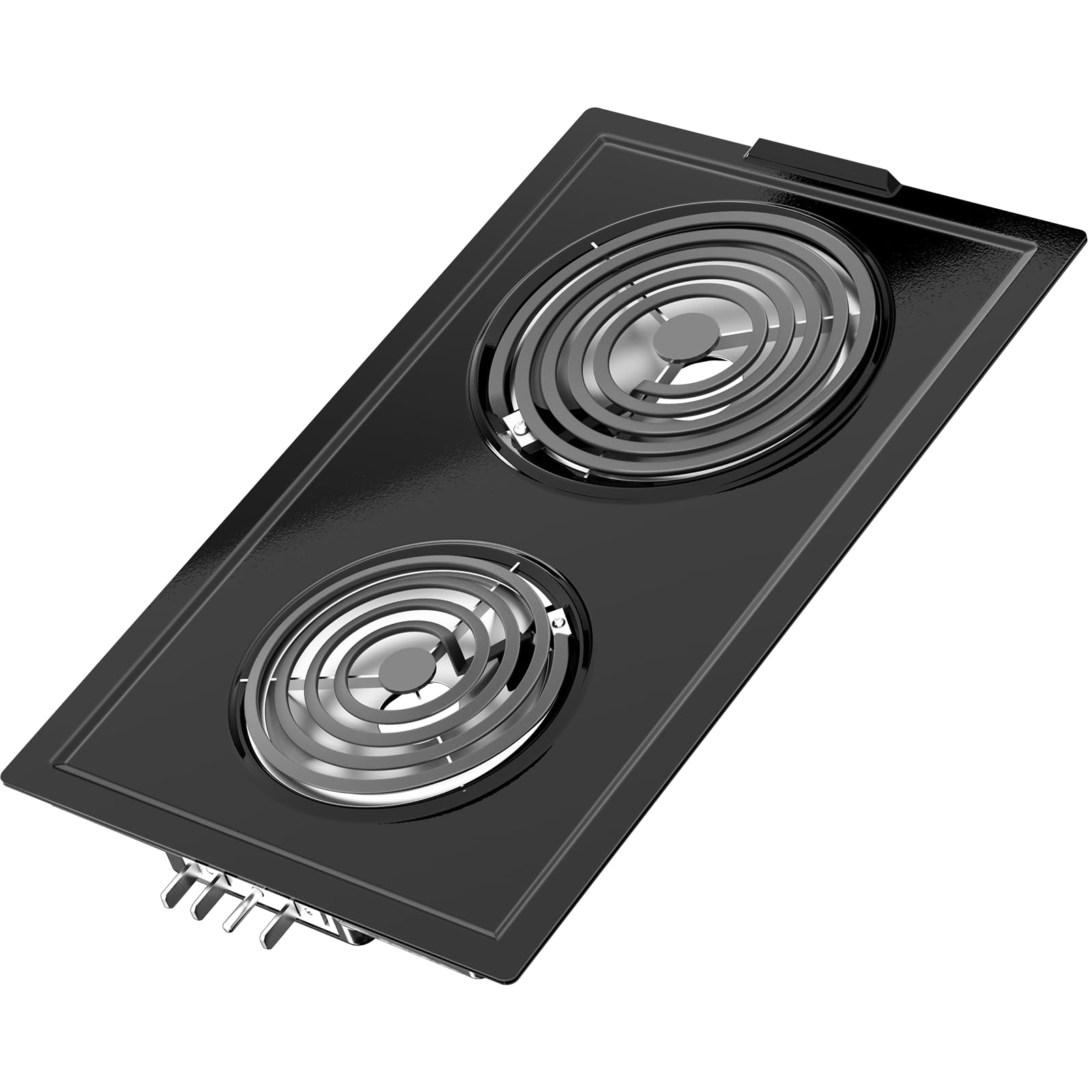 Upgraded JEA7000ADBA Coil Element Cartridge Compatible with Jenn Air Cooktop Replacement Parts Range Stove Cartridge For Whirlpool Electric Burner Cartridge JEA7000ADB With Drip Pans