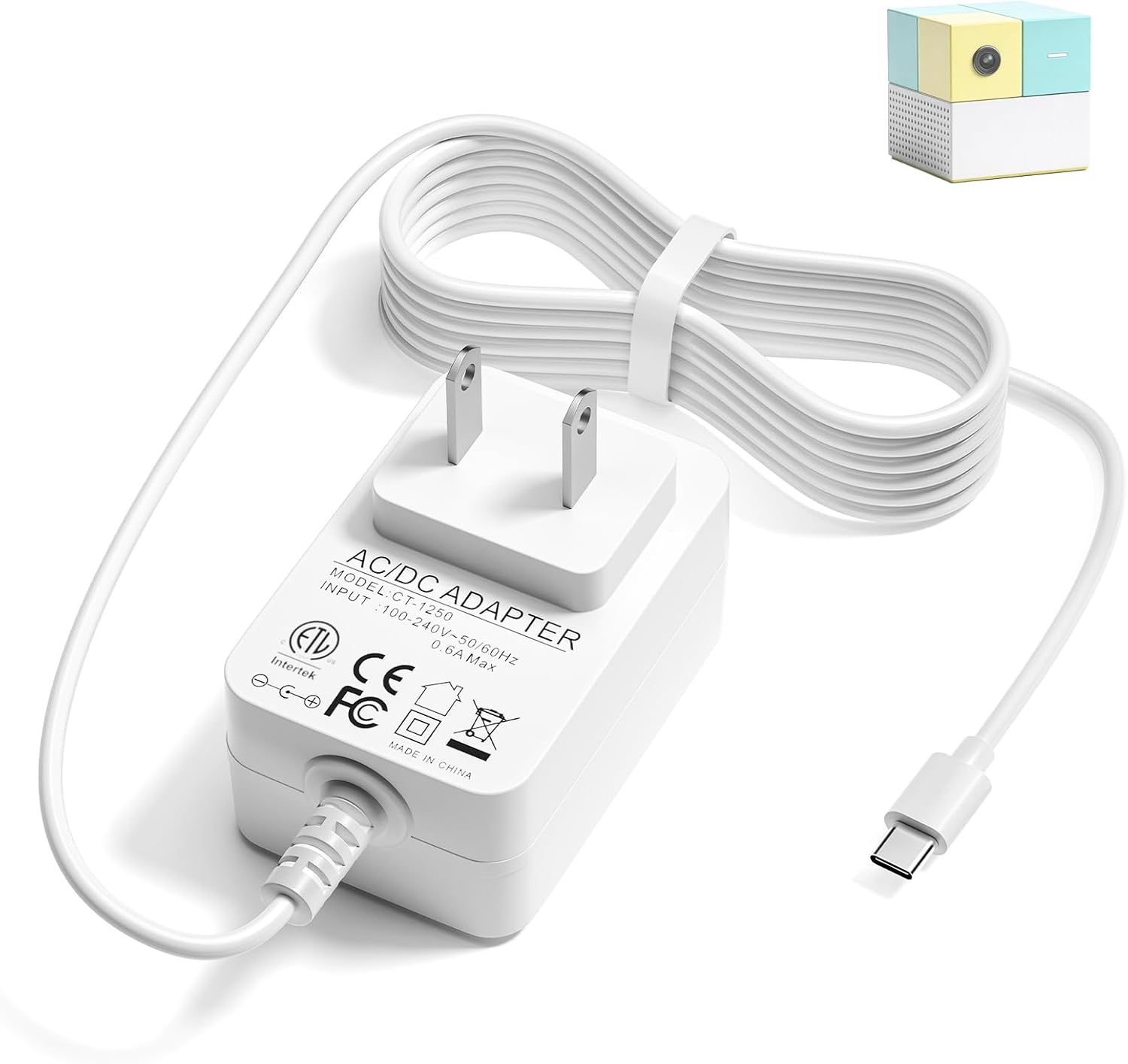 Charger for Nex Playground, 5.9ft Power Supply for Nex Playground Console, ETL AC Adapter