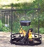 Guide Gear Manual Camp Spit for Roasting, BBQ, Grill, Rotisserie and Fire Pit Camping