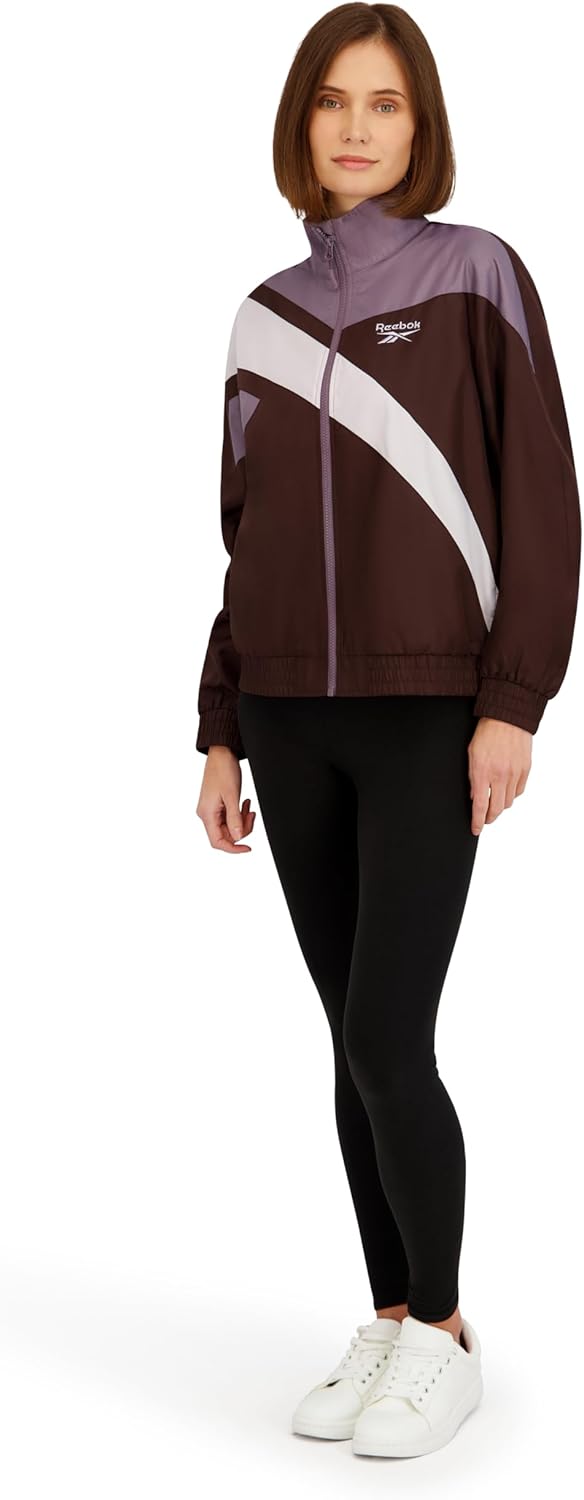 Reebok womens Polar Fleece Lined Windbreaker Jacket - Image 4