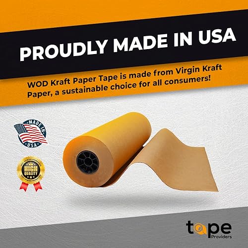 Miniatura 5 de WOD KPN - Rollo de papel kraft marrón 24 pulgadas x 1000 pies para embalaje mudanza almacenamiento envoltura de regalos revestimiento de suelo
