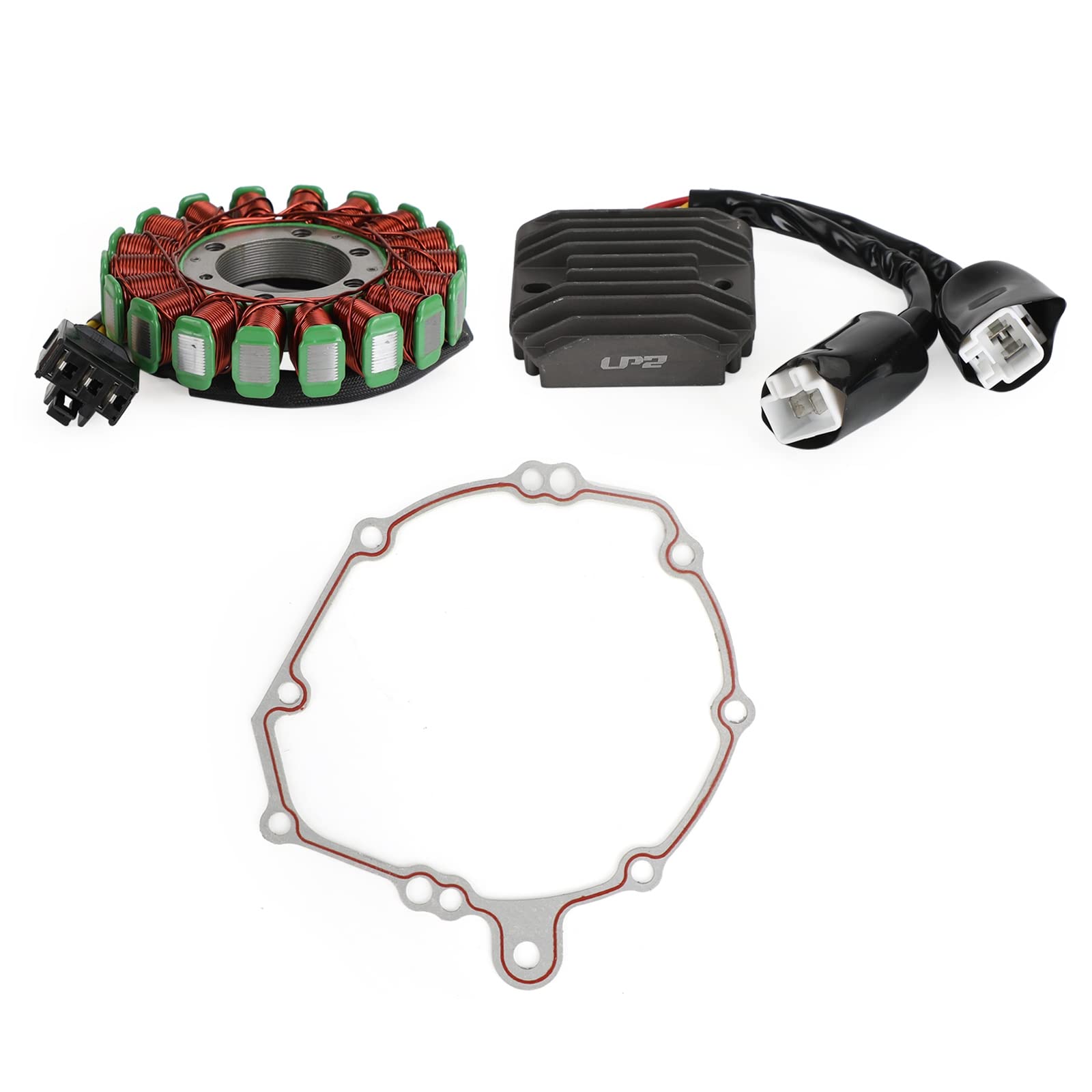 Magneto Coil Stator + Voltage Regulator + Gasket Assy Adatto per Honda CBR 1000 RR 2006 2007