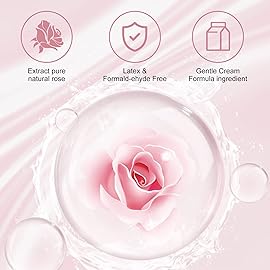 Eyelash Extension Remover 10g Lash Extension Remover Dissolves Powerful for Lash Extensions Lash Glue Remover Low Irritation for Sensitive Skin(Rose)