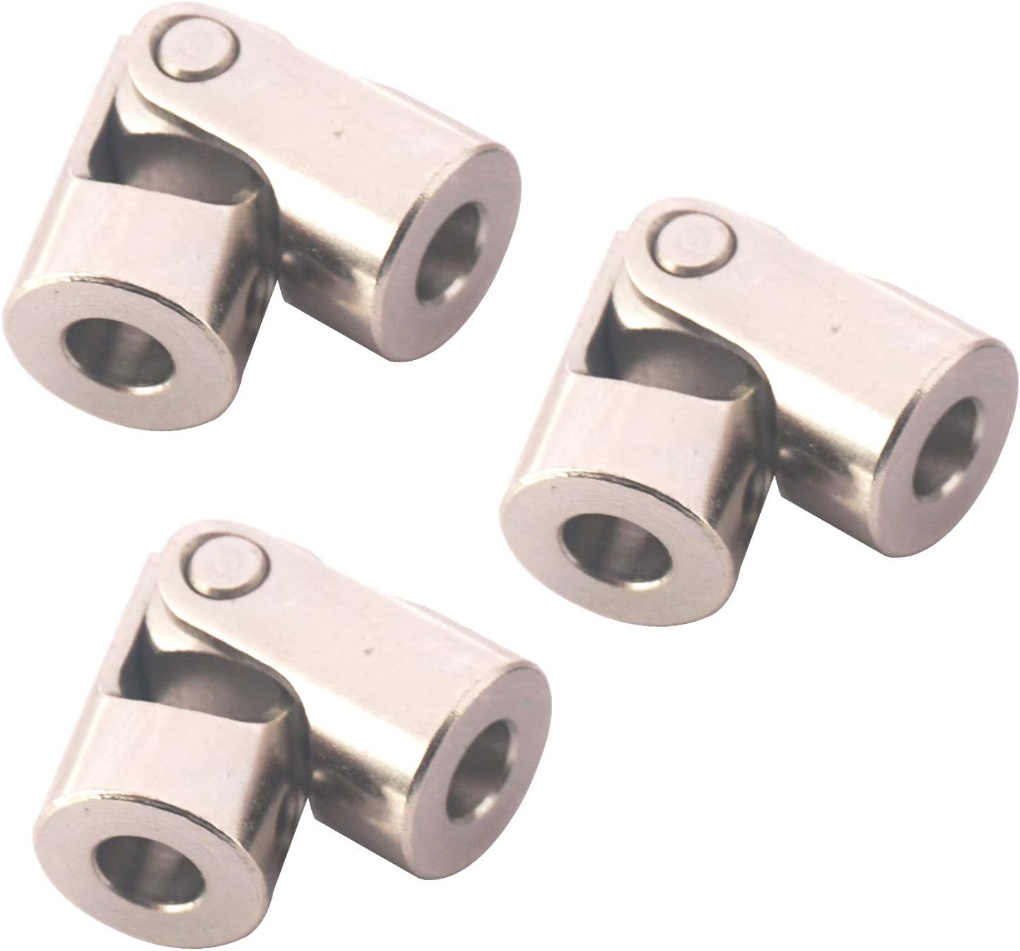 5Pack Vgoohobby Universal Rotatable Steering Shaft U Joint Coupling Motor Connector Coupler for RC Car Robot Crawler Boat (3mm to 3mm)