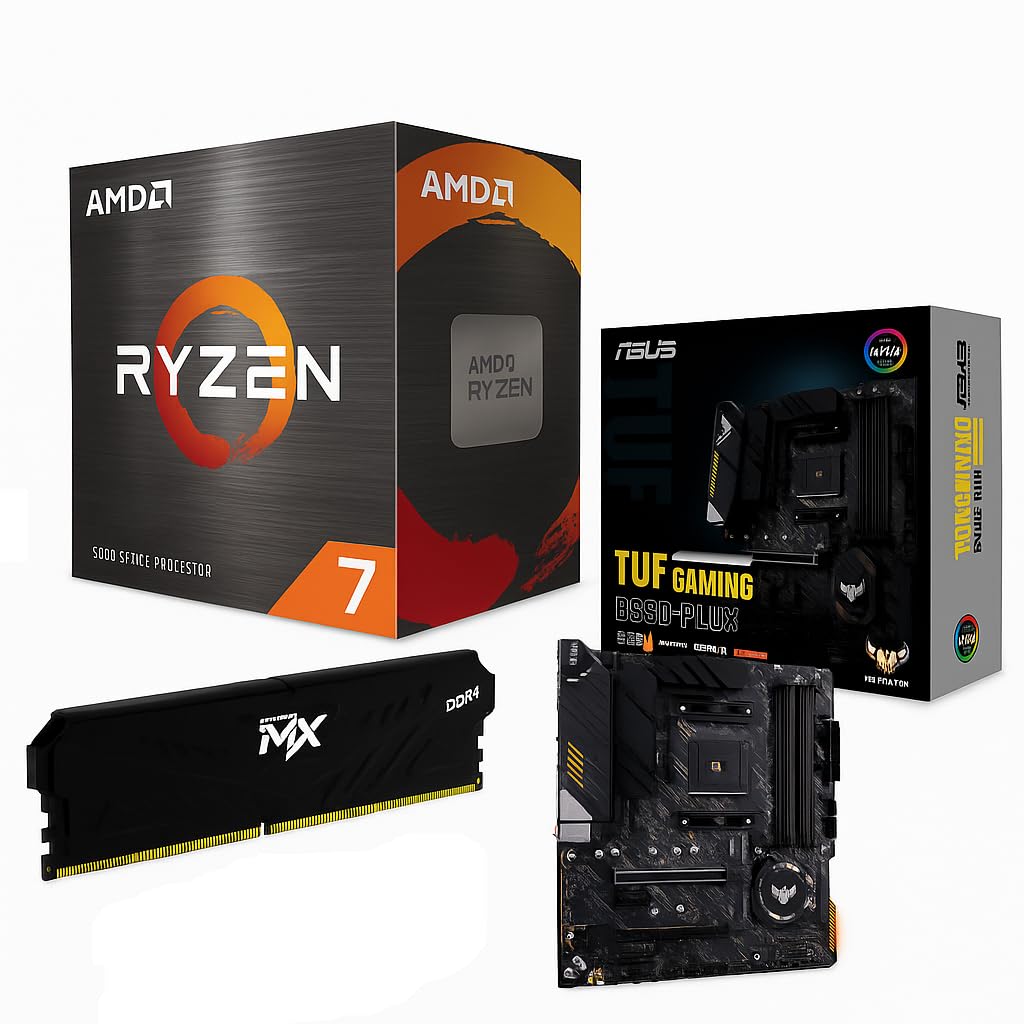 KIT UPGRADE AMD RYZEN 7 5700X, MB B550M TUF GAMING, 16GB 3200MHZ