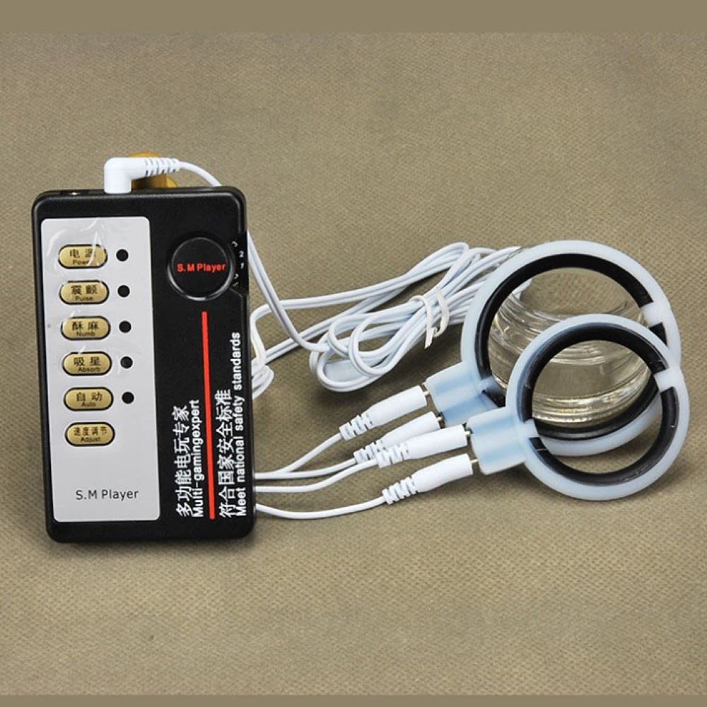 Bondage Masters Electro Sex E-Stim Cock & Ball Ring, Mixed